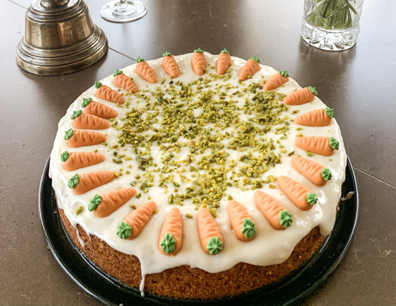 Osterlicher Möhrenkuchen