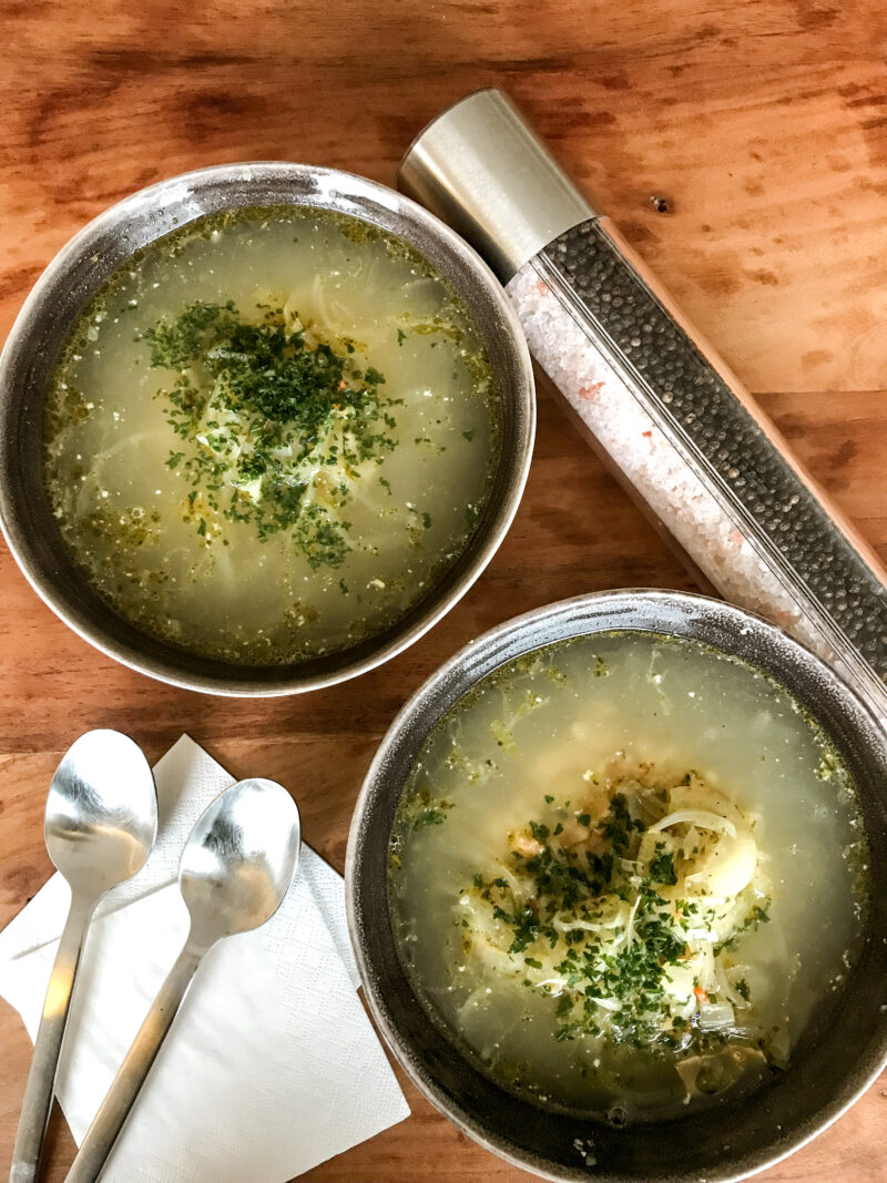 Kaspressknödelsuppe