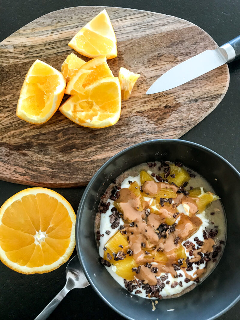 Schoko-Orangen Porridge