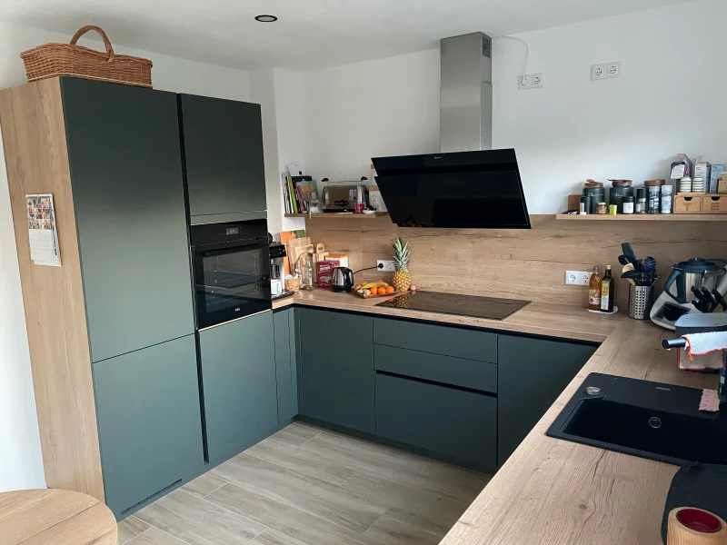 Wohnliches Flair in luftigem Grün